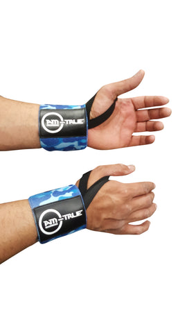 Professional Lifting Wrist Wraps with Thumb Loop.