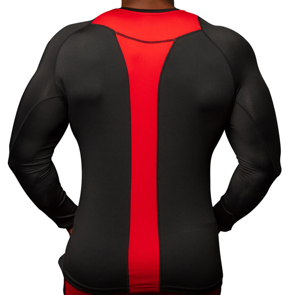 Men's Dry Fit Long Sleeve Compression Shirts Workout Running Shirts