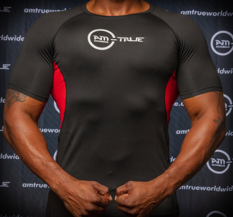 Men's Short Sleeve Compression T Shirt - Workout Baselayer